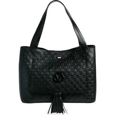 Valentino By Mario Valentino Ollie Dollaro Monogram Tote Bag In Black