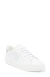 Valentino By Mario Valentino Petra Sneaker In White Silver