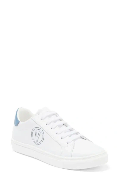 Valentino By Mario Valentino Petra Sneaker In White Sky