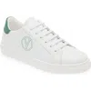 Valentino By Mario Valentino Petra Sneaker In White/green
