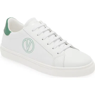 Valentino By Mario Valentino Petra Sneaker In White/green