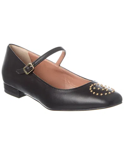Valentino By Mario Valentino Pica Leather Pump In Black