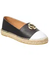 Valentino By Mario Valentino Pineta Leather Espadrille