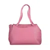 Valentino By Mario Valentino Pink Polyethylene Women Handbag