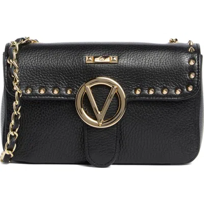 Valentino By Mario Valentino Poisson Preciosa Leather Crossbody Bag In Black