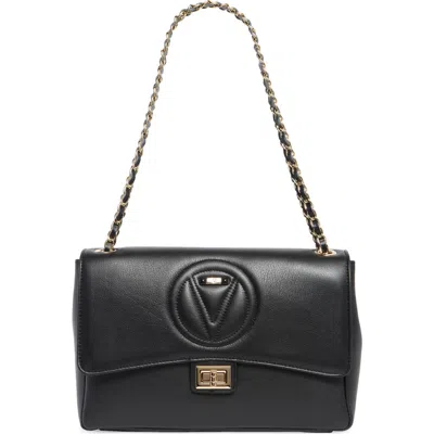 Valentino By Mario Valentino Posh Signature Shoulder Bag In Black