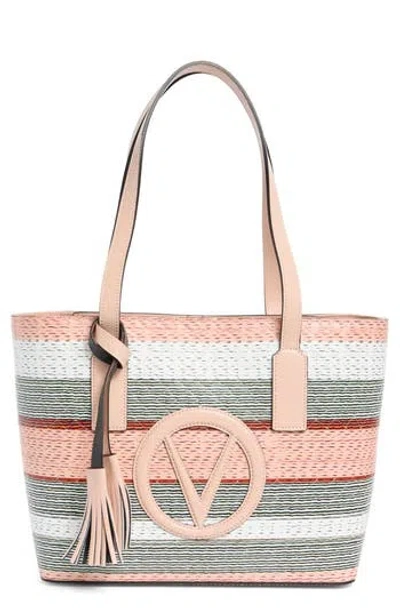 Valentino By Mario Valentino Prince Tresse Tote In Pale Rose