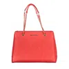 Valentino By Mario Valentino Red Polyethylene Handbag