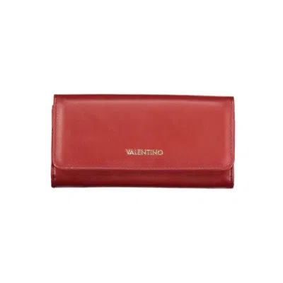 Valentino By Mario Valentino Red Polyurethane Women Wallet
