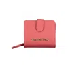 Valentino By Mario Valentino Red Polyurethane Women Wallet