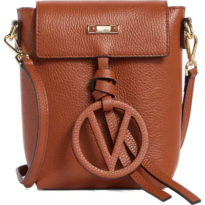 Valentino By Mario Valentino Salma Medallion Crossbody Bag In Brown