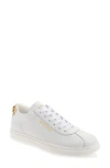 Valentino By Mario Valentino Sandy Low Top Sneaker In White Gold