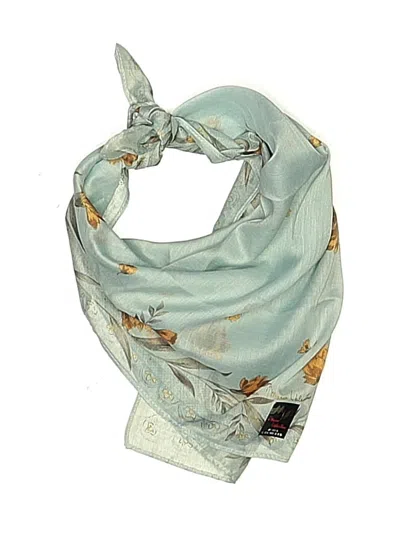 Pre-owned Valentino By Mario Valentino Scarf In Blue
