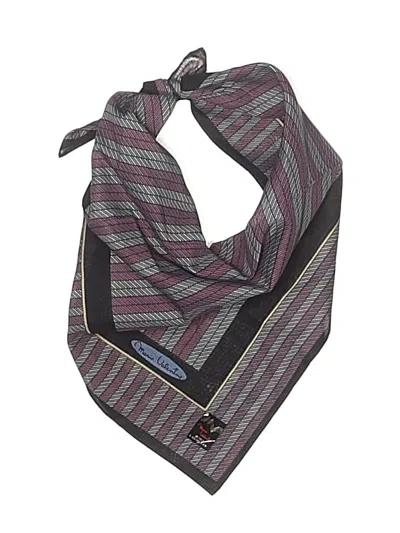 Pre-owned Valentino By Mario Valentino Scarf In Burgundy