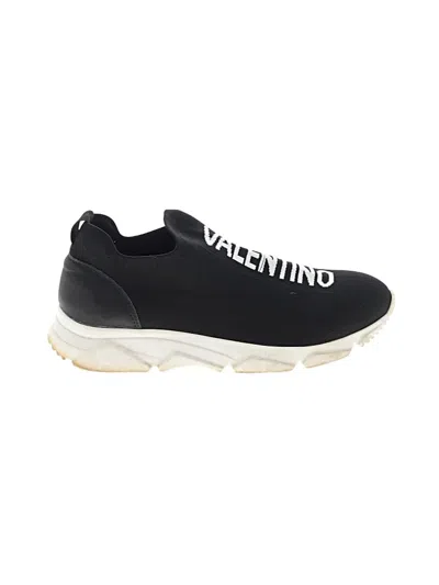 Pre-owned Valentino By Mario Valentino Sneakers In Black