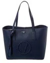 Valentino By Mario Valentino Soho Rock Leather Tote