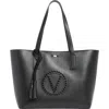 Valentino By Mario Valentino Soho Rockstud Tote Bag In Black