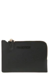 Valentino By Mario Valentino Tiny Leather Crossbody Bag In Black