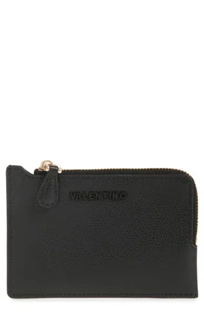Valentino By Mario Valentino Tiny Leather Crossbody Bag In Black