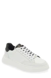 Valentino By Mario Valentino Tommy Low Top Sneaker In White Black