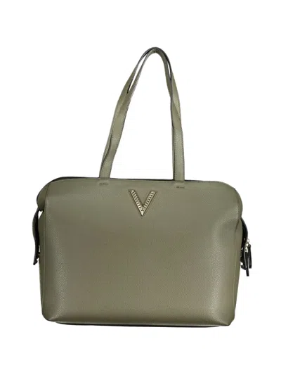Valentino By Mario Valentino V Logo Pebbled Tote Bag In Green