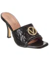 Valentino By Mario Valentino Venere Heeled Sandal In Black