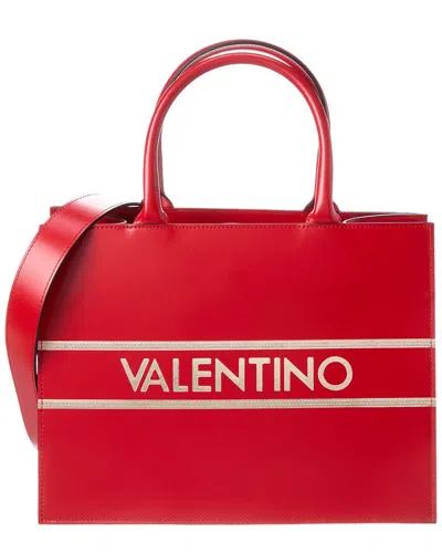 Valentino By Mario Valentino Victoria Lavoro Leather Tote In Red