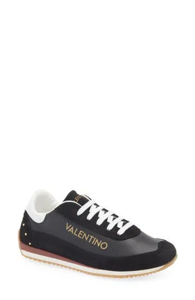 Valentino By Mario Valentino Vinny Sneaker In Black
