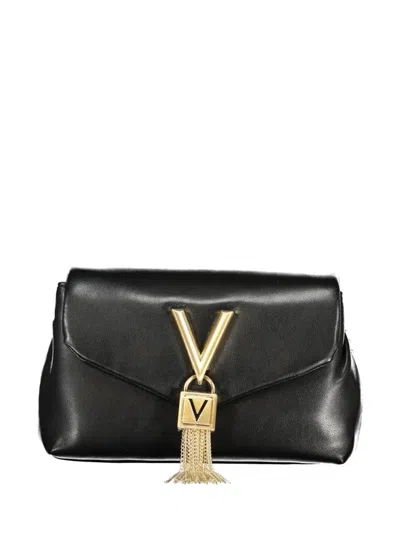 Valentino By Mario Valentino V-logo Tassel-detail Shoulder Bag In Black