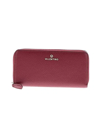 Pre-owned Valentino By Mario Valentino Wallet In Burgundy