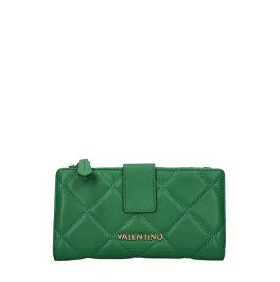 Valentino By Mario Valentino Wallets In Verde Blu E Verdi