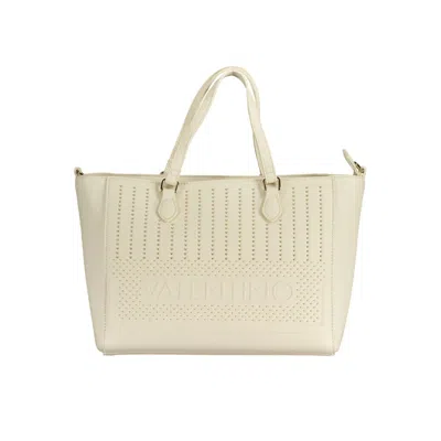 Valentino By Mario Valentino White Polyethylene Handbag
