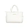 Valentino By Mario Valentino White Polyethylene Handbag