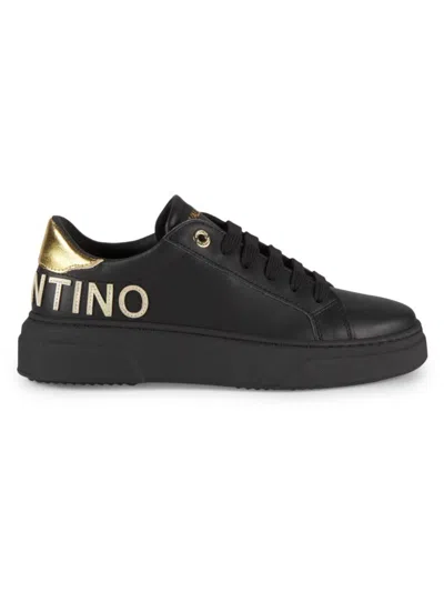 Valentino By Mario Valentino Women's Alice Leather Low Top Sneakers
