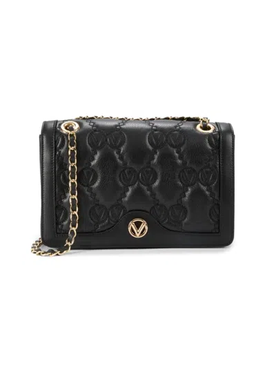 Valentino By Mario Valentino Women's Auror Leather Shoulder Bag In Black