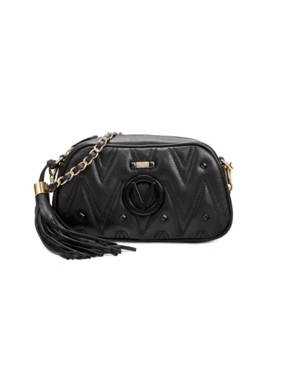 Valentino By Mario Valentino Women's Bella Quilted Leather Crossbody Bag In Black