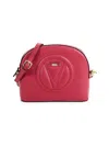 Valentino By Mario Valentino Diana Signature Leather Crossbody In Tango Red