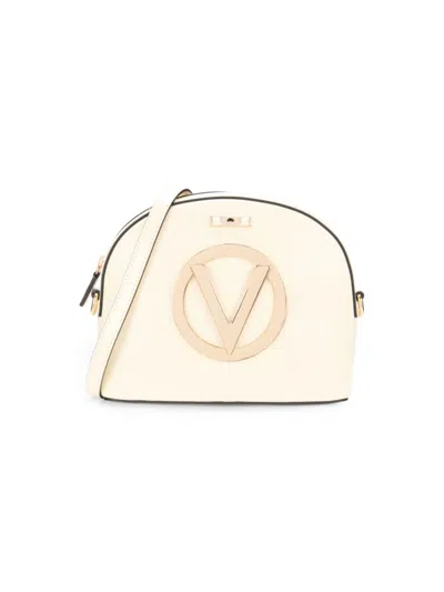 Valentino By Mario Valentino Women's Diana Logo Leather Crossbody Bag In Warm Milk