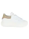 VALENTINO BY MARIO VALENTINO WOMEN'S FRESIA LOGO LEATHER PLATFORM SNEAKERS