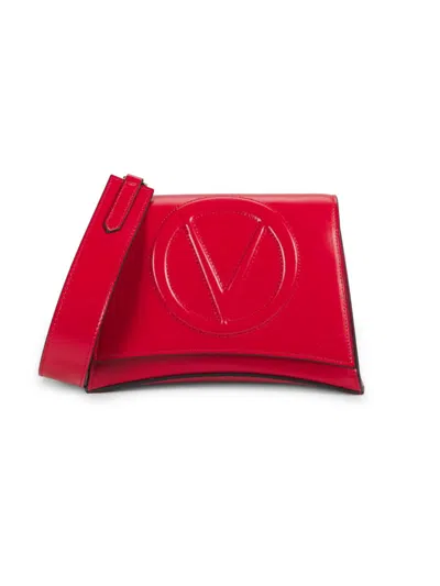 Valentino By Mario Valentino Women's Honey Leather Logo Shoulder Bag In Fuego