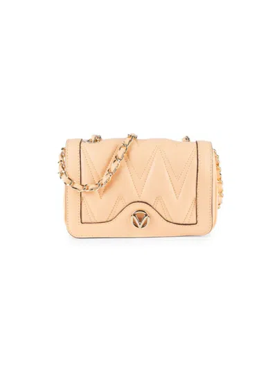 Valentino By Mario Valentino Women's Leather Crossbody Bag In Orange