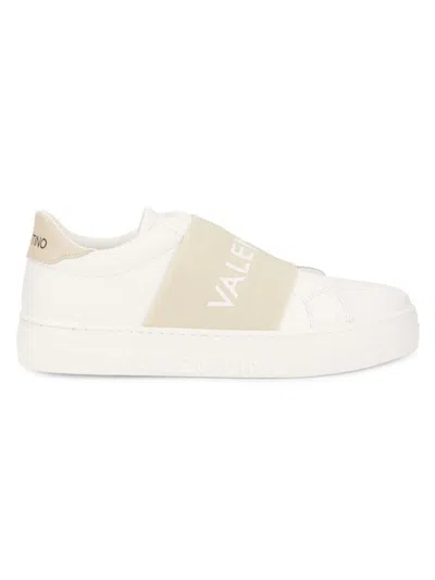 Valentino By Mario Valentino Women's Maya Contrast Logo Slip On Sneakers