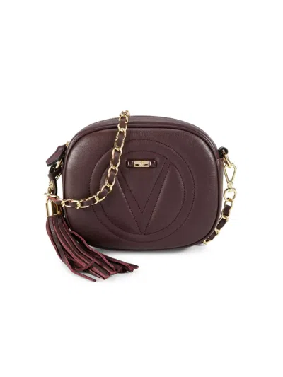 Valentino By Mario Valentino Women's Nina Leather Crossbody Bag In Fig