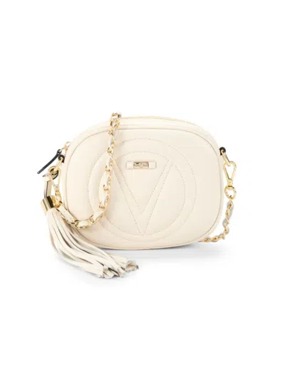 Valentino By Mario Valentino Women's Nina Leather Shoulder Bag In Neutral