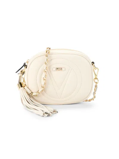 Valentino By Mario Valentino Women's Nina Leather Shoulder Bag In Warm Milk