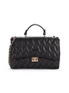 VALENTINO BY MARIO VALENTINO WOMEN'S QUILTED LEATHER SATCHEL