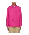 Valentino Pink Caban Jacket In Pink