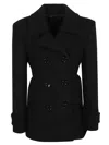 VALENTINO CABAN SOLID COMPACT COAT