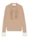 Valentino Pullover Mit Zopfmuster