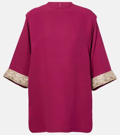VALENTINO CADY COUTURE EMBROIDERED TOP